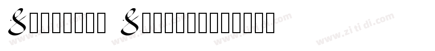 Sansburg Signature字体转换